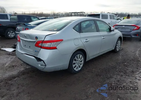 2014 Nissan Sentra S из США, поврежденный, VIN 3N1AB7AP1EY252357